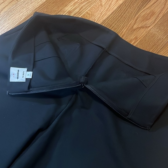 Anthropologie The Colette Cropped Wide-Leg Pants Rhinestone Ed Size 32 NWT - Picture 14 of 15